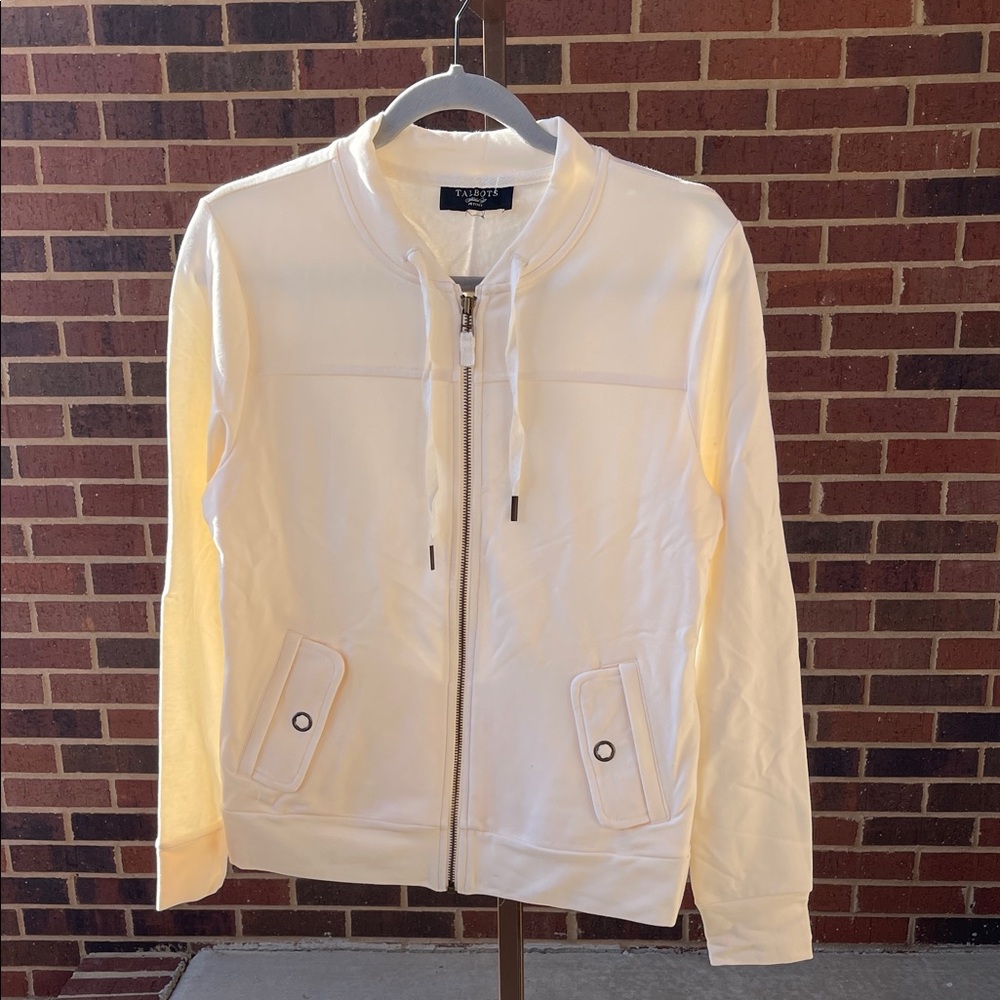 Talbots Cream Lightweight Jacket